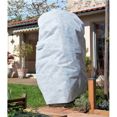 HIVER ZIP - 2 HOUSSES COLORIS BLANC 2 X 1.80M