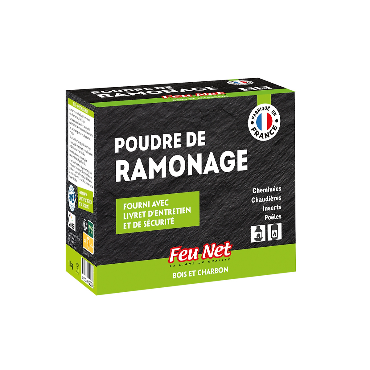 Poudre de ramonage 800 grammes FULGURANT ❘ Bricoman