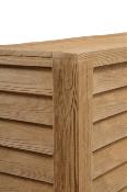 Récupérateur d'eau mural Woody 350L bois clair kit avec robinet laiton et collecteur