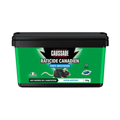 RATICIDE CANADIEN - 72 X 10 G