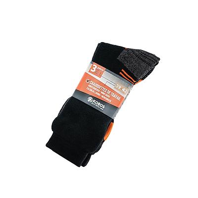 CHAUSSETTES HARD WORK 3 PAIRES - TAILLE 43/46
