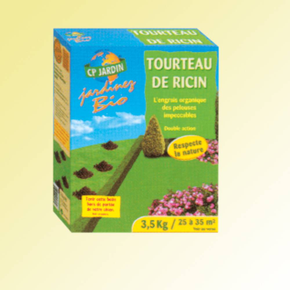 TOURTEAU DE RICIN - BOITE DE 3.5 KG - ENTRETIEN