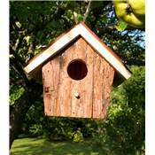 NICHOIR RUSTIQUE - OISEAUX - Diamtre: 3 cm.