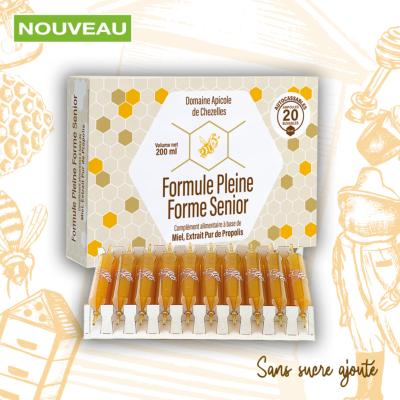 FORMULE PLEINE FORME SENIOR - 20 AMPOULES DE 10 ML