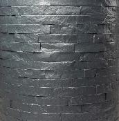 Récupérateur d'eau Arondo 400L gris graphite kit avec robinet PE imitation laiton, couvercle et collecteur