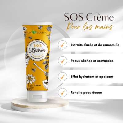 CREME S.O.S POUR LES MAINS - 250 ML